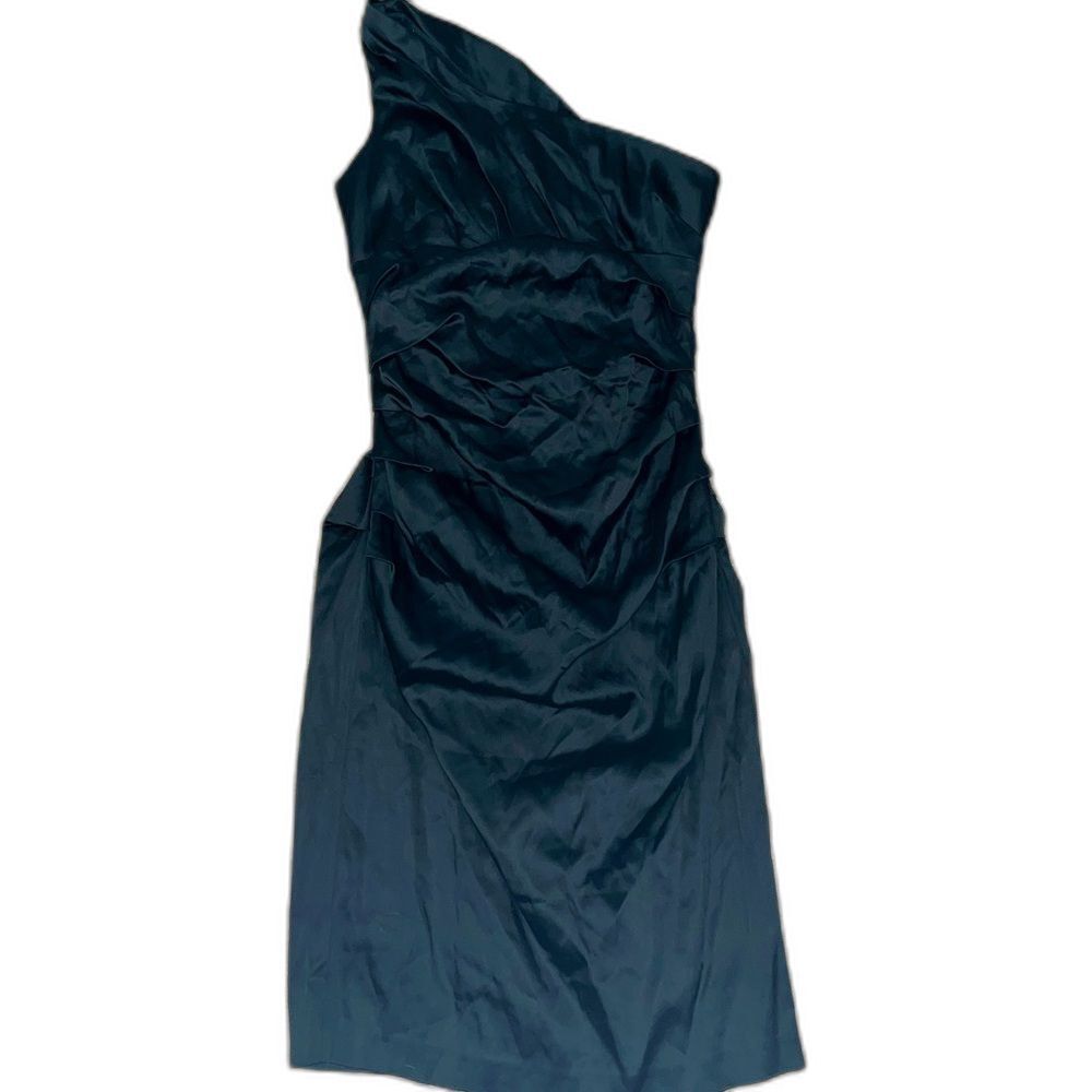 Suzi Chin for Maggy Boutique Off the Shoulder Black Cocktail Hoco Dress Size 8